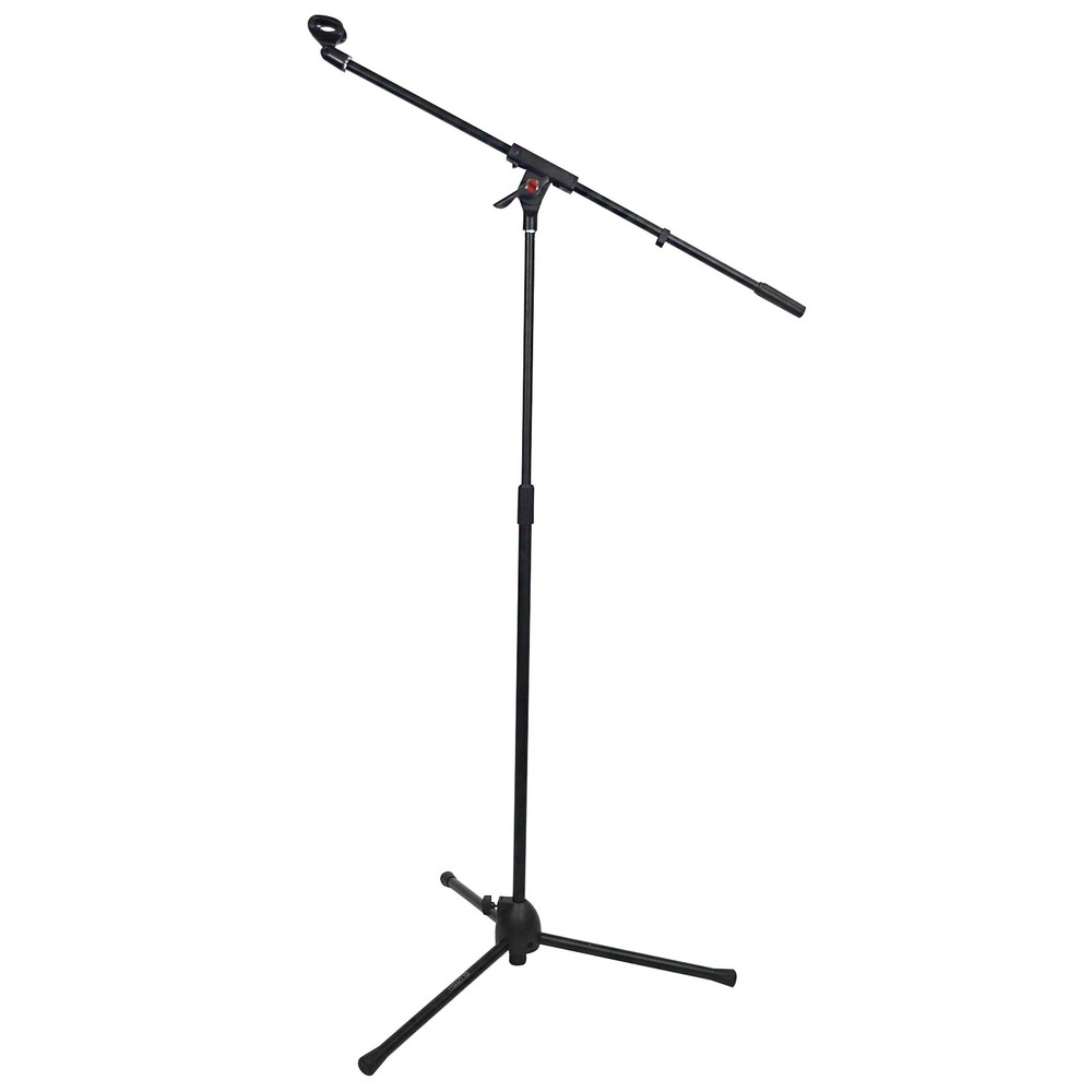 Microphone Boom Stand Mic Clip Holder Studio Adjustable Foldable Tripod w Case