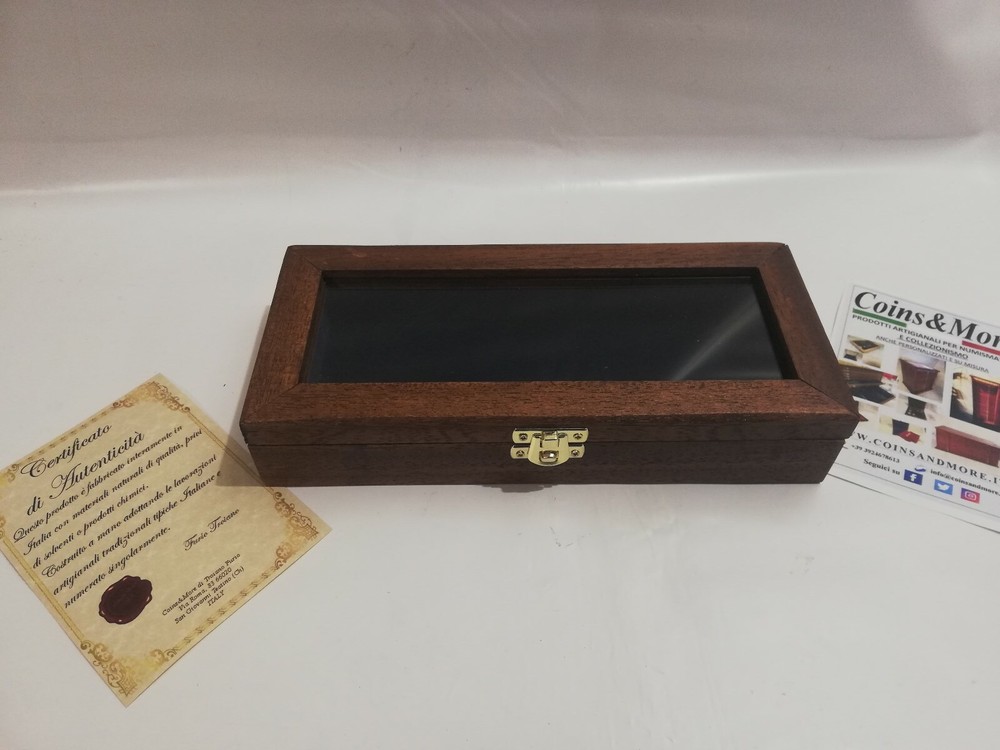 Wood Display Case For Knives Coins