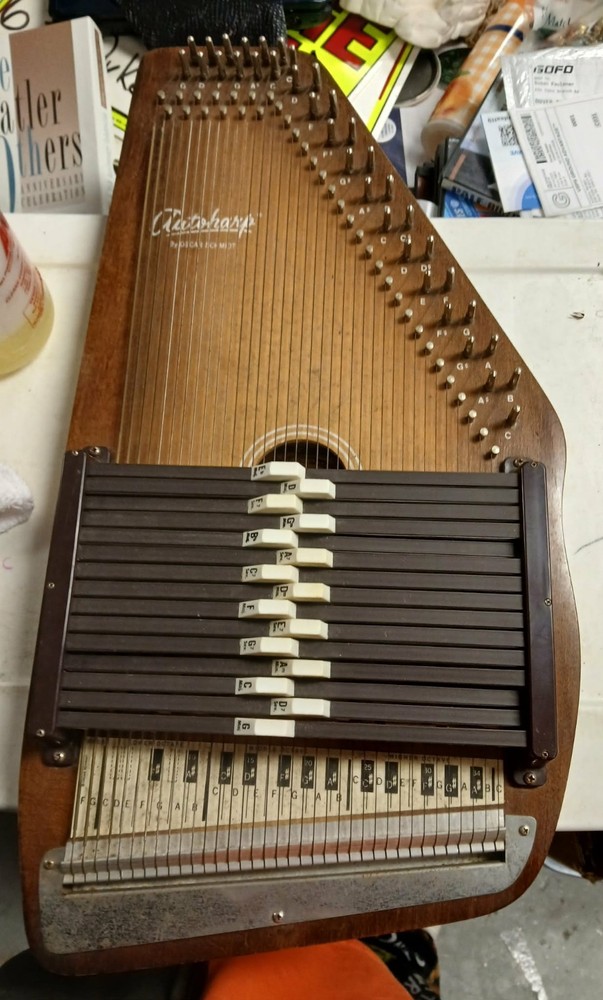 Vintage Oscar Schmidt 36 String Educator Auto Harp