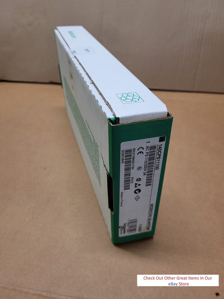 *NEW* Modicon Quantum 140CPS11100 Power Supply, 115/230VAC, 3A