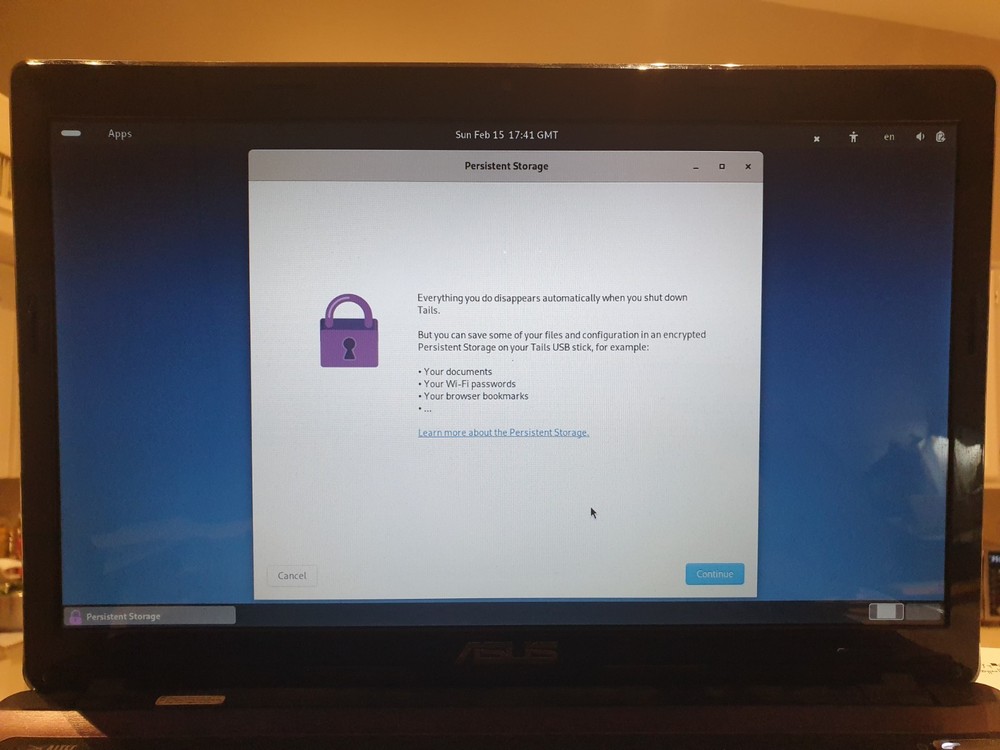 Linux Tails 7.4.1, 64-bit, Bootable Live USB Flash Drive - Leave No Trace
