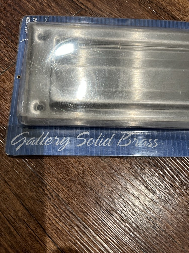 Gallery Solid Brass Mail Slot 2” X 11” New In Pack