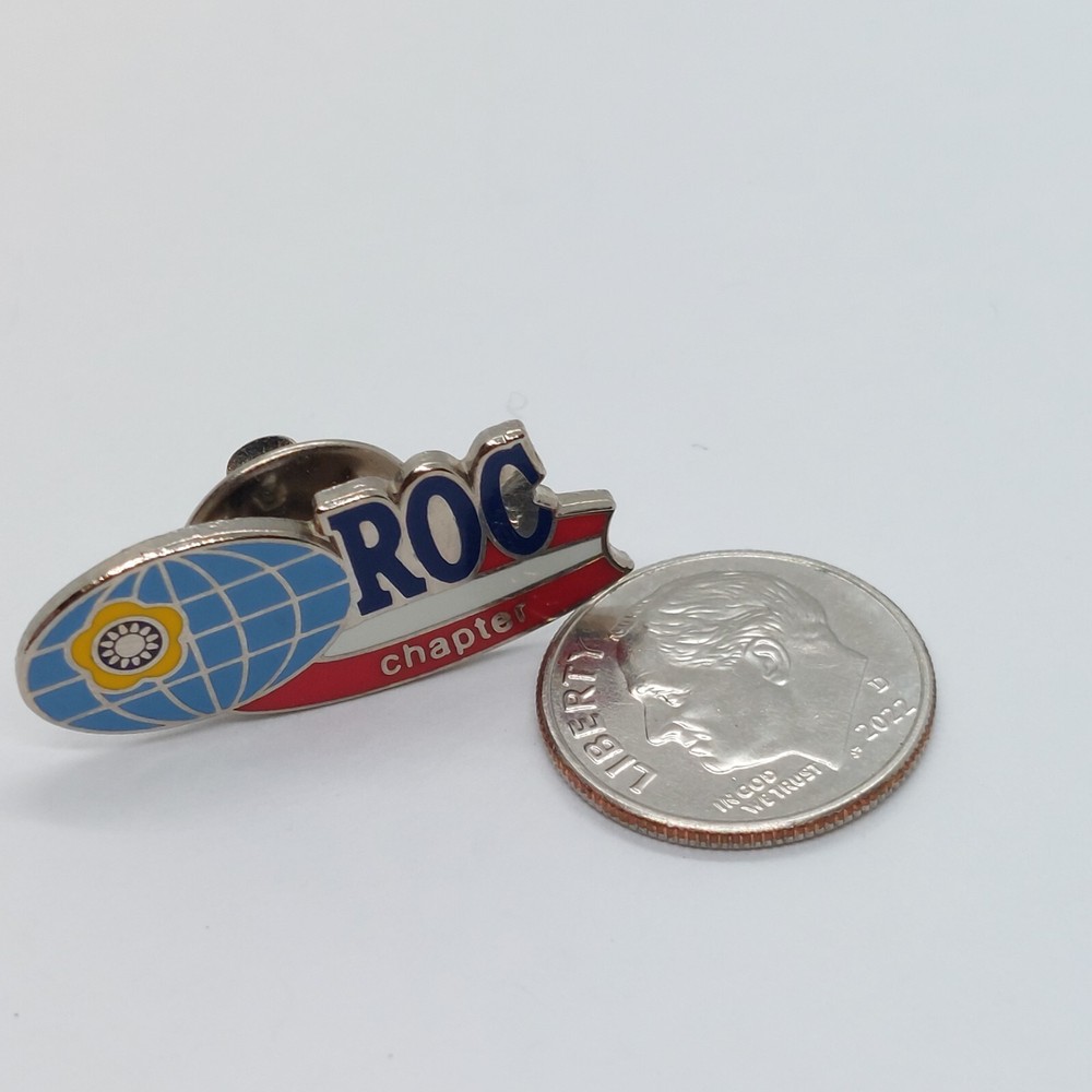 ROC Chapter Pin Lapel Enamel Collectible