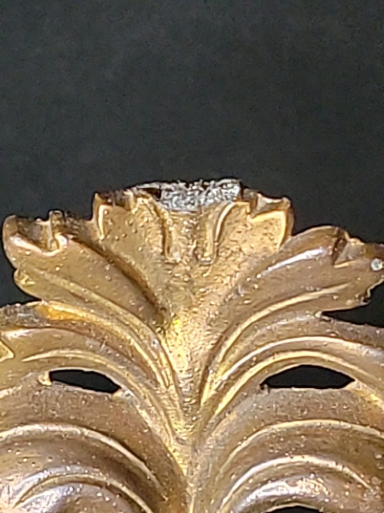 Victorian Mirror / Picture Frame ~ Gilded bronze ~ foliage ~ READ DESCRIPTION