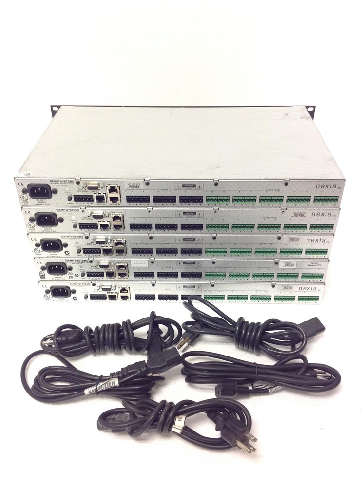 Biamp Systems Nexia TC DSP Audio Conferencing Processor w/ Rack Ears WORKING