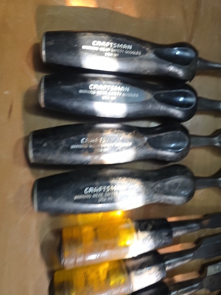 Craftsman Wood Chisel Lot And Others