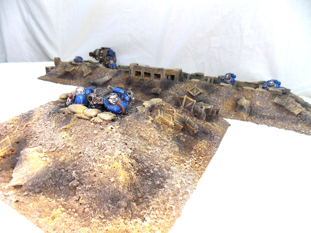 WARGAMING TERRAIN PAINTED ADVANCE ORDERS,TRENCH SYSTEM