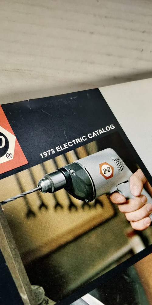 1973 BLACK & DECKER Power Tools Electrical Catalog C1
