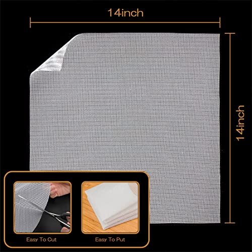 Silicone Dehydrator Sheets Nonstick Reusable Mesh Dehydrator Tray Liner, 6 Pack