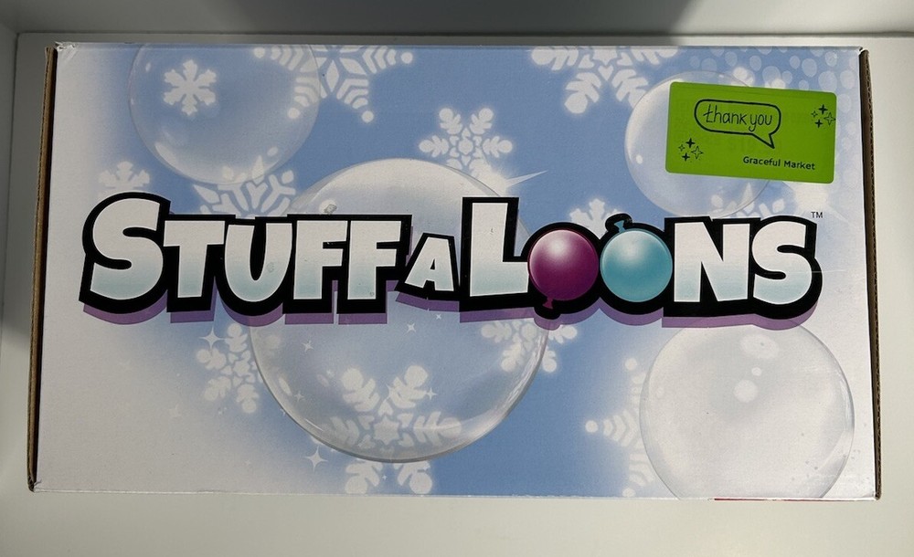 STUFFALOONS Snowglobe Maker Kit and Stuffed Balloon Value Set - NEW IN BOX!
