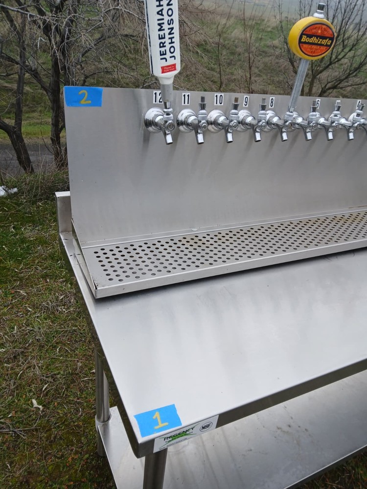 Stainless Steel Draft Beer Tap System (Multi-Tap Tower Panel)