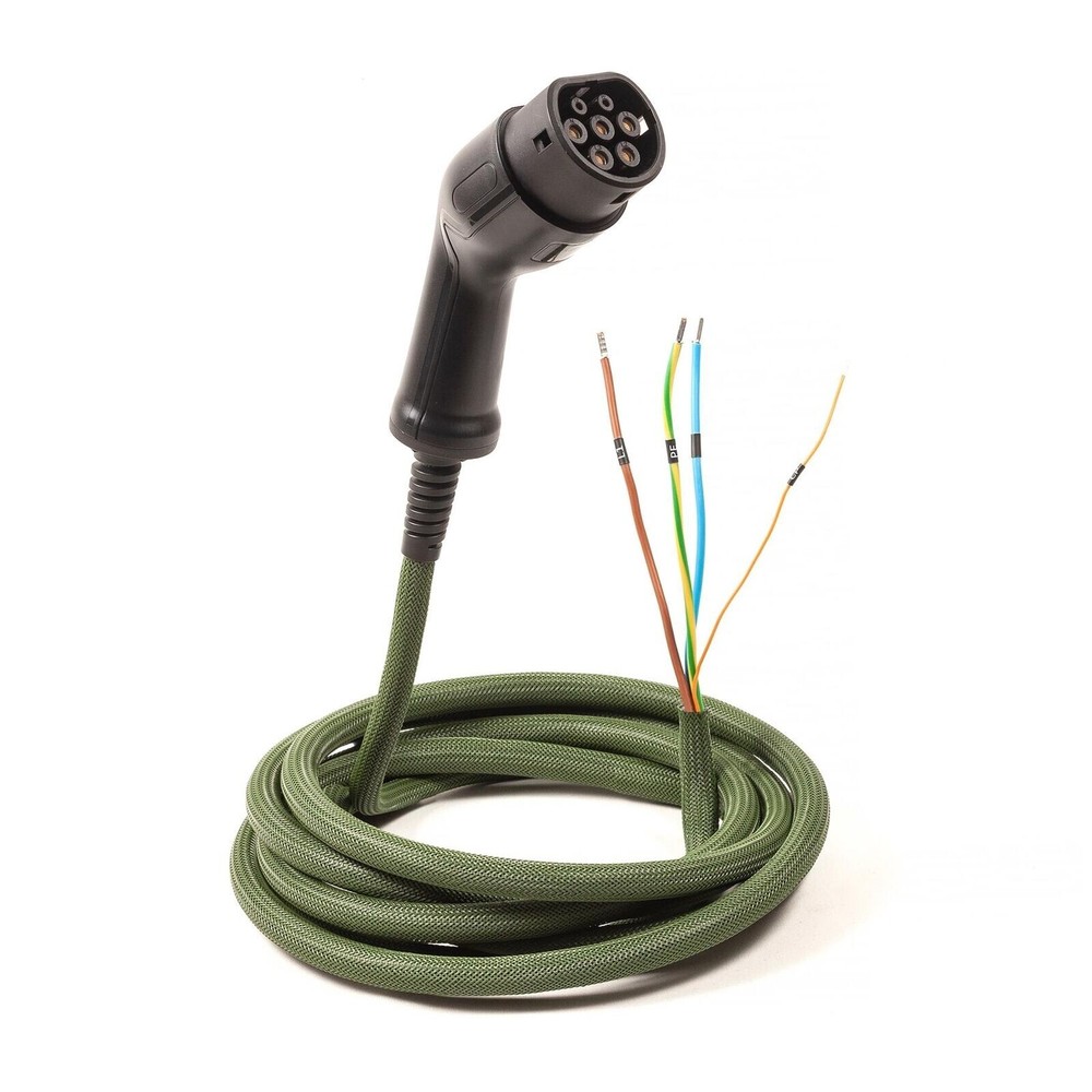 Viper – 7.4kw Type 2 EV Charging Cable – Tethered - Multiple Colour and Lengths