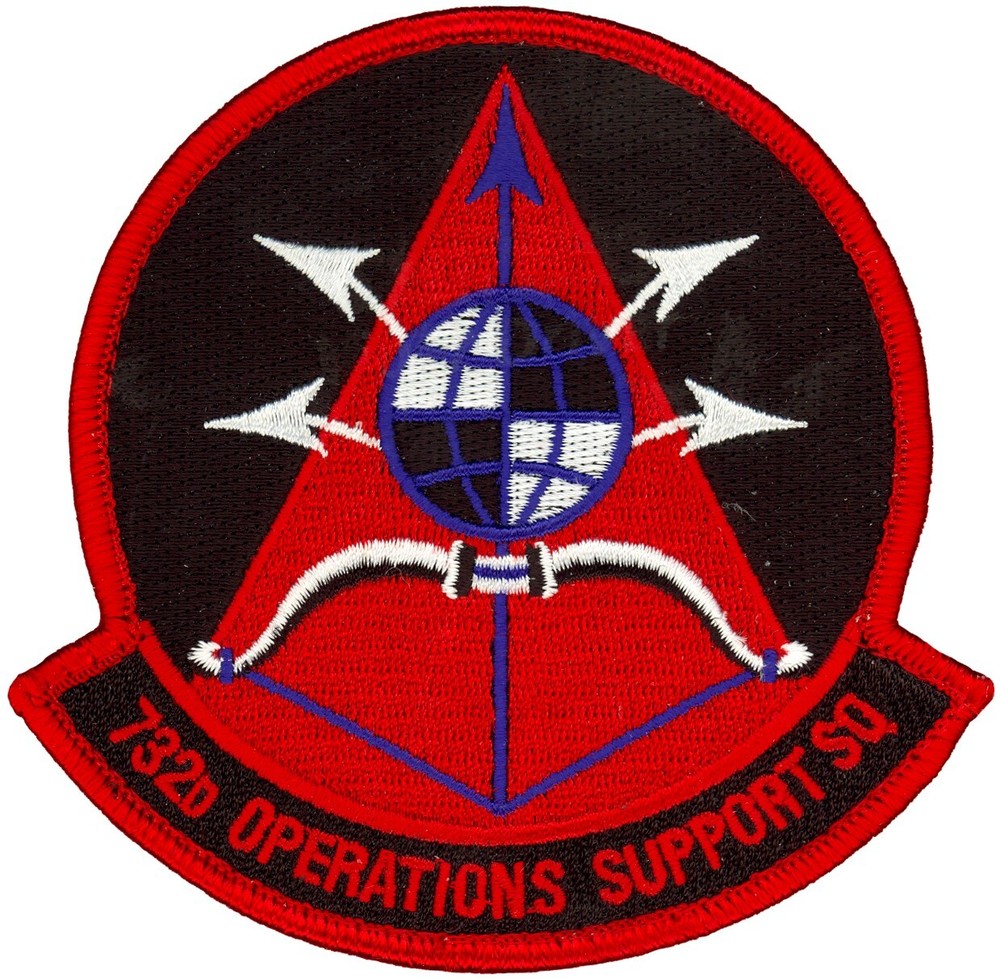 USAF 732d OPERATIONS SUPPORT SQUADRON PATCH