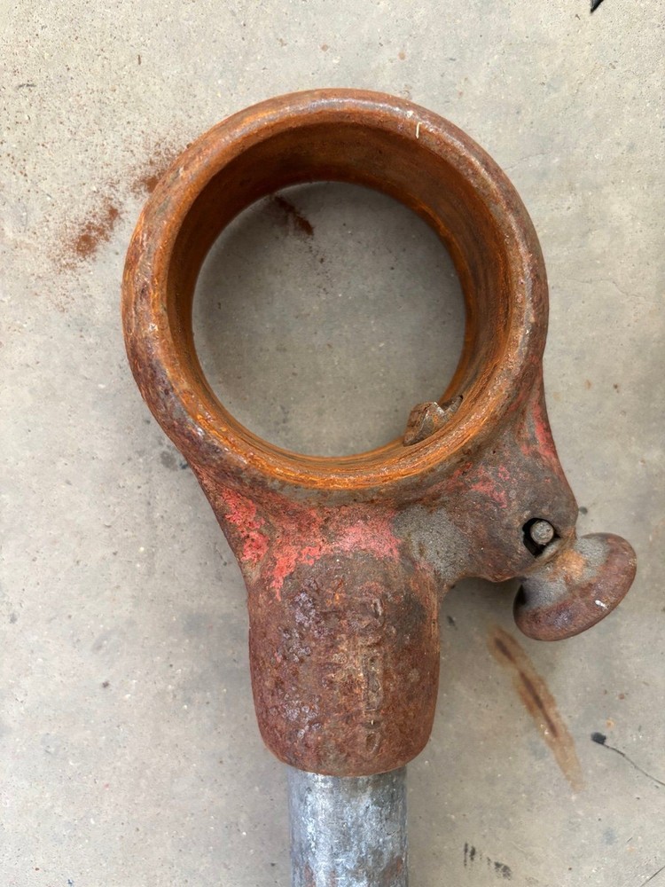 Ridgid Pipe Threader Die Holder With Handle & 3/4 Die Used