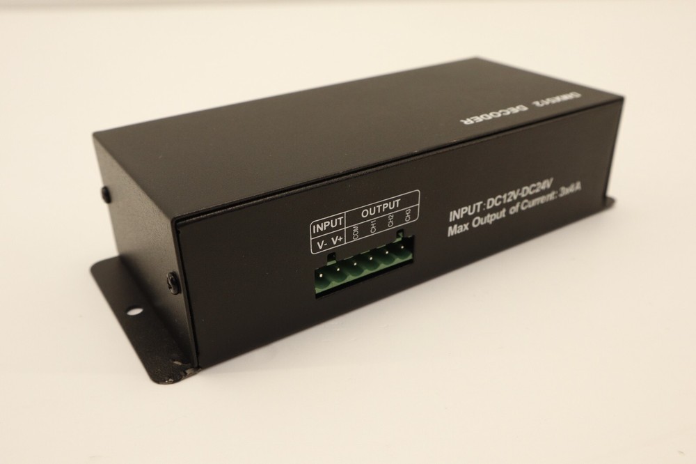 DMX 512 3x4A Decoder LED Controller Channel Driver RGBW LED Tape DC 12V