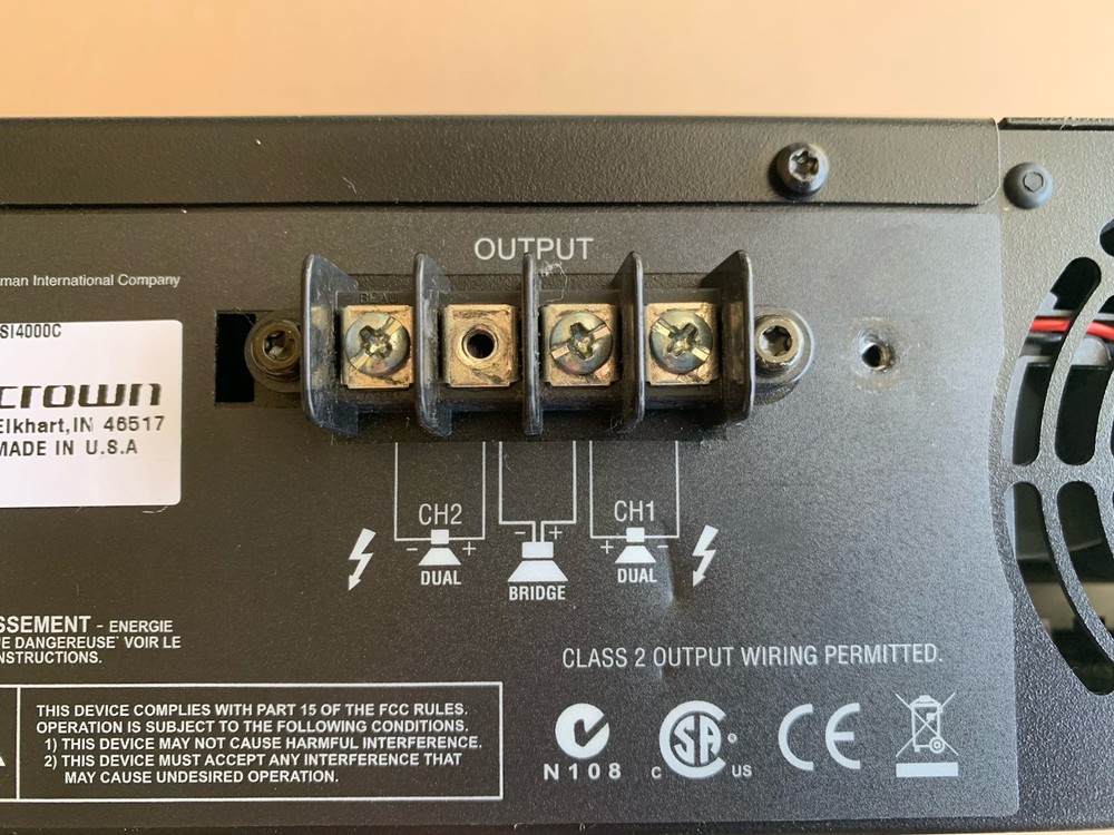 Crown DSi4000 2-Channel Power Amplifier
