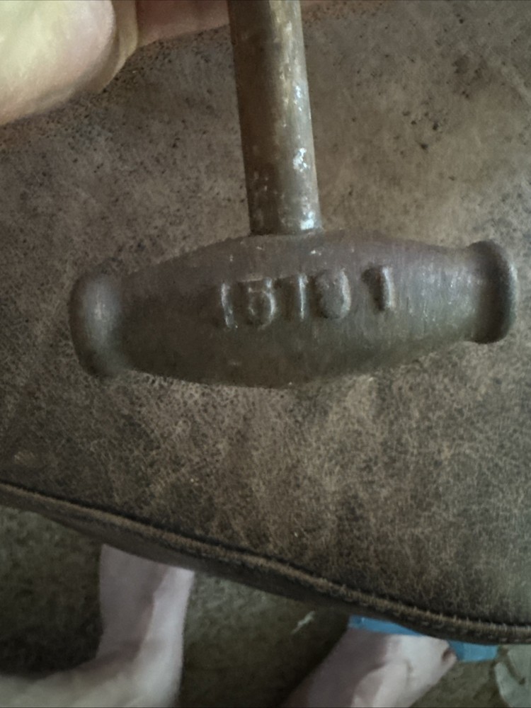 Vintage Cast Iron 3 Blade Pipe Cutter Tool—13”