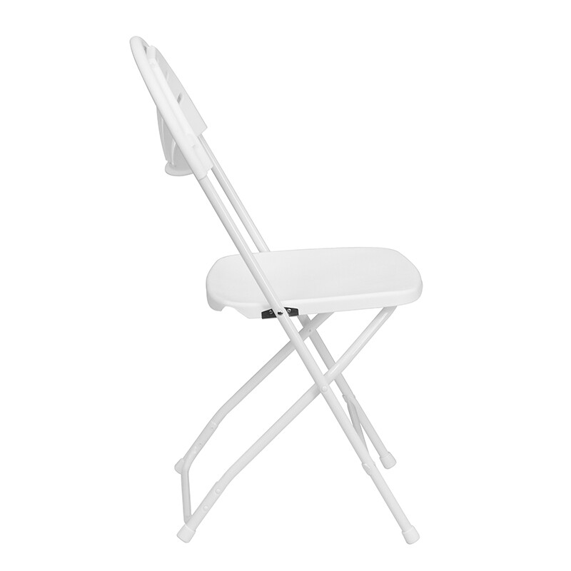 White Plastic Folding Chair
