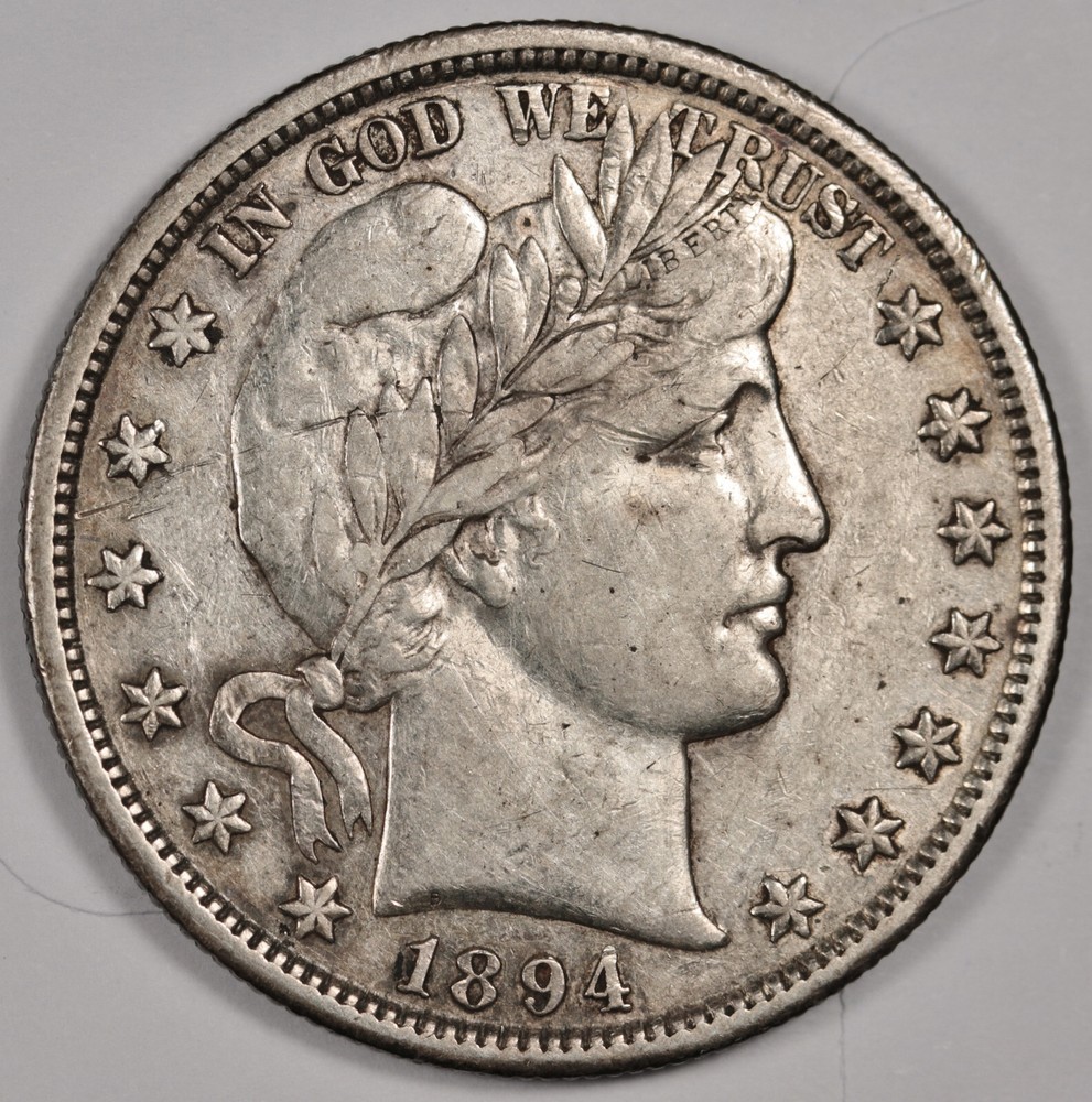 1894-s Barber Half.  XF.   177578