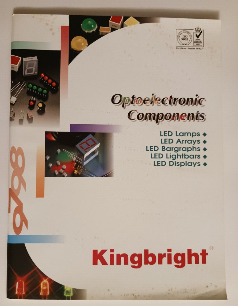 Kingbright Optoelectronic Component Catalog-LED Lamps & Displays