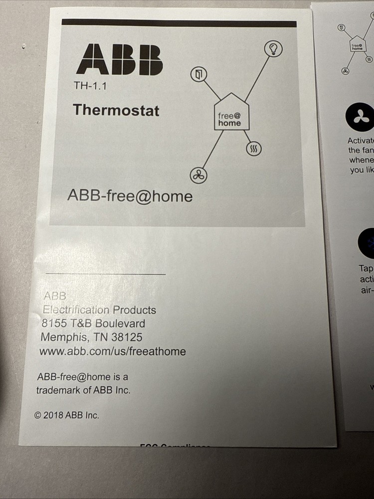 ABB Thermostat Model TH-1.1