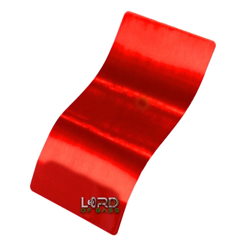 Translucent Candy Red Powder Coating Paint – 1LB (High Gloss Polyester Top Coat