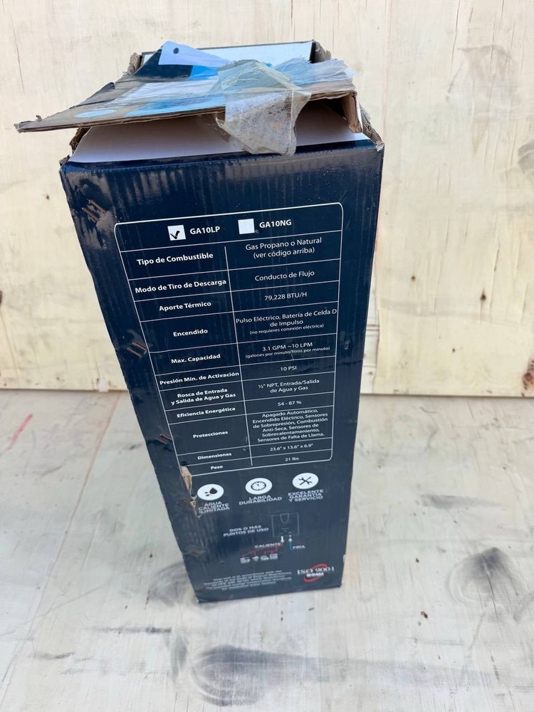 Marey 10L Tankless Gas Water Heater – Open Box (New)