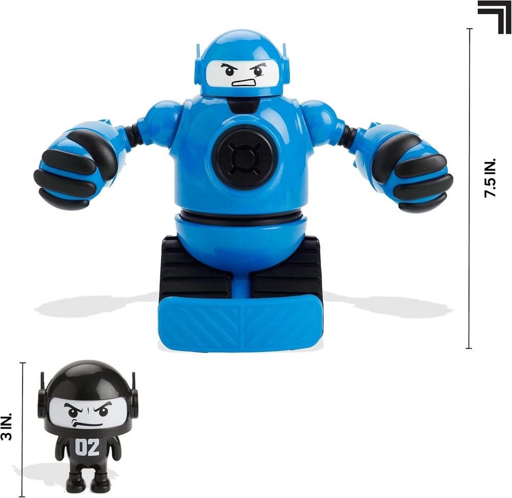 Jib vs. Jab: Wireless RC Robot Fighters with Ejector Action & Combo Attacks
