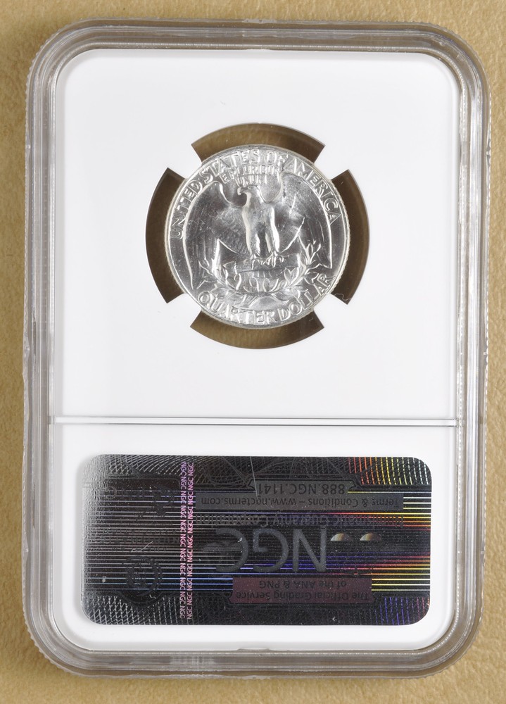 1959 P Washington Quarter 'Type B Reverse' NGC MS65