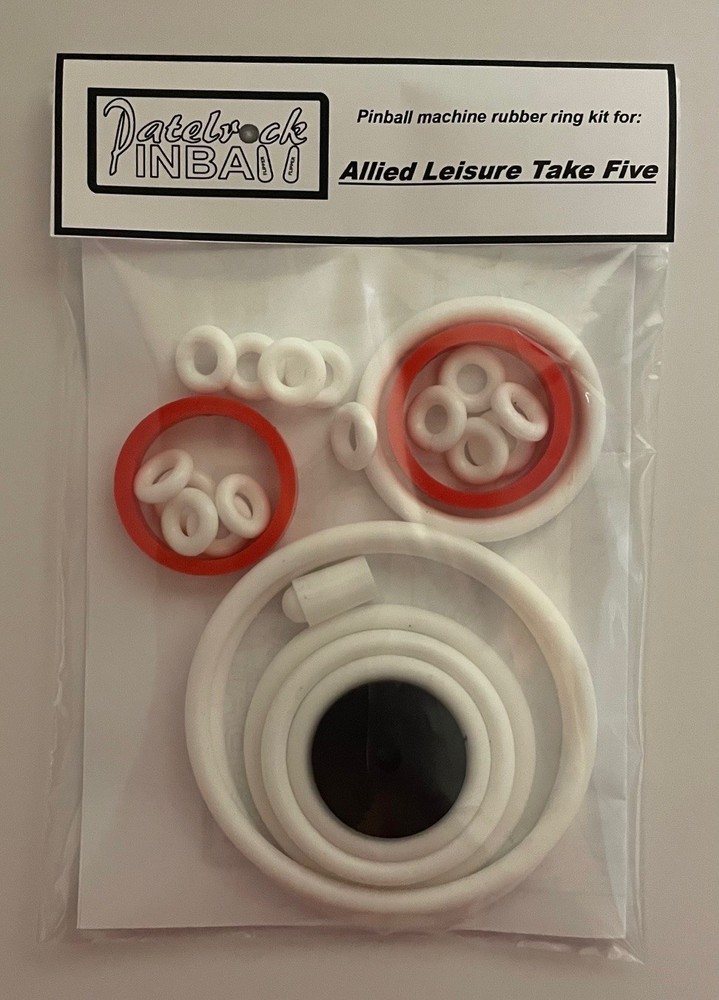 1978 Allied Leisure Take Five Pinball Machine Rubber Ring Kit