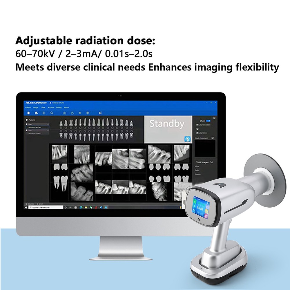 Dental Mobile Scatter Shield X Digital Touch Machine RayMachine High Frequency