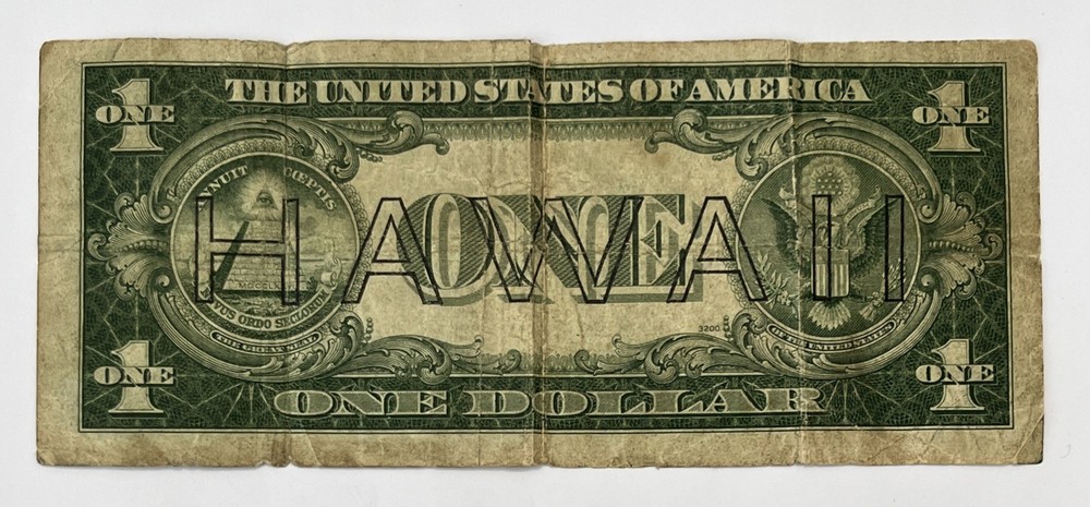 1935 A $1 Silver Certificate Hawaii Overprint-Emergency Issue Note!