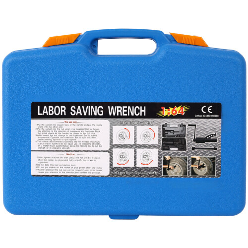Torque Wrench Labor Saving Lug Nut Wrench/Multiplier w/ 8pc Socket Set