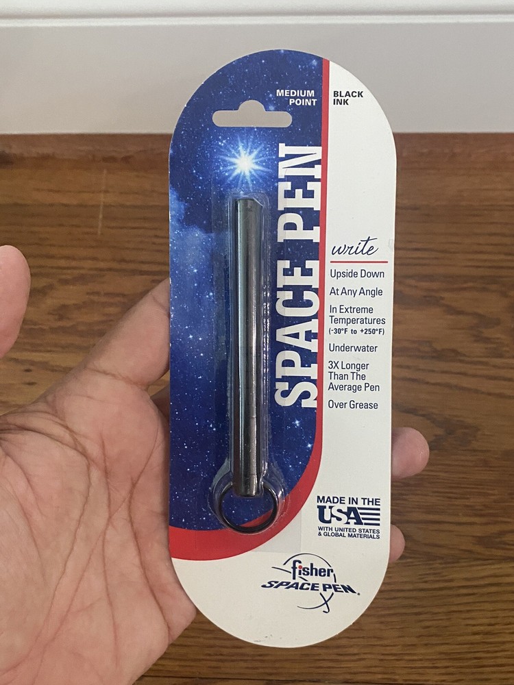 Fisher Space Pen Trekker, Black Tactical Rubberized Bundle NEW Medium Point