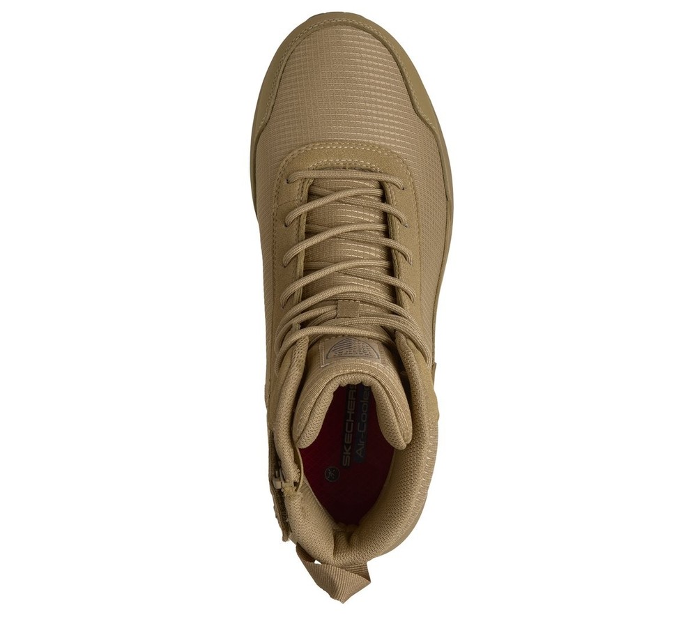 SKECHERS WORK Men's 6" Work: Terradraft SR Soft Toe Tactical Work Boot Camel - 2