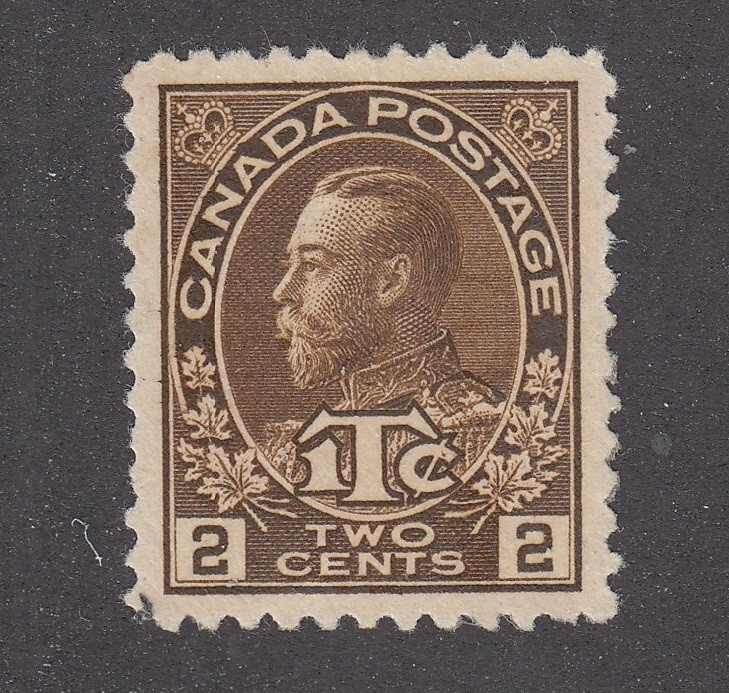 Canada B.O.B. MR4 Mint War Tax Stamp