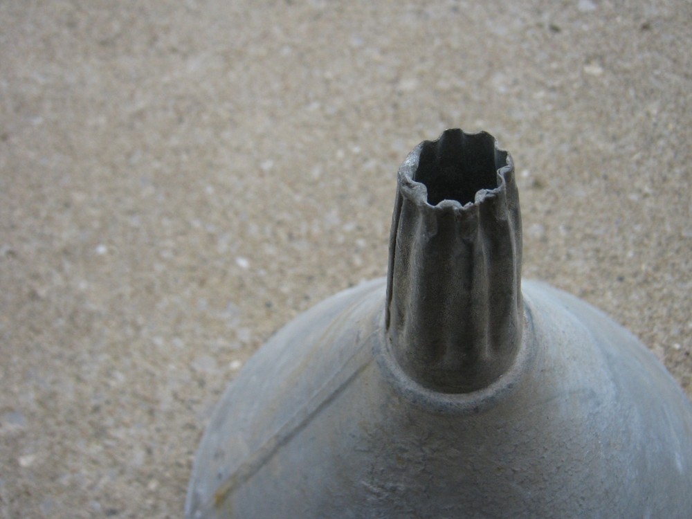 Vintage Galvanized Metal Funnel
