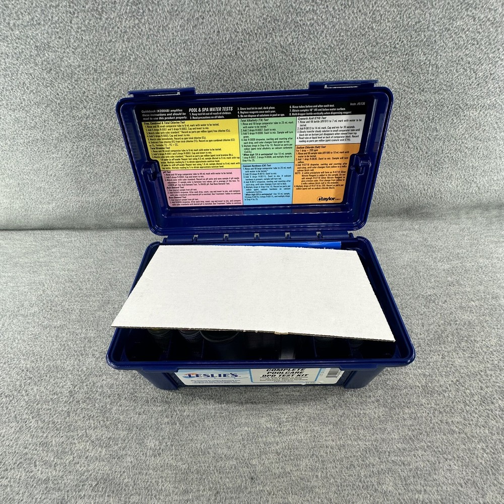 LESLIE'S / TAYLOR - Complete DPD Poolcare Test Kit E2012 (C)
