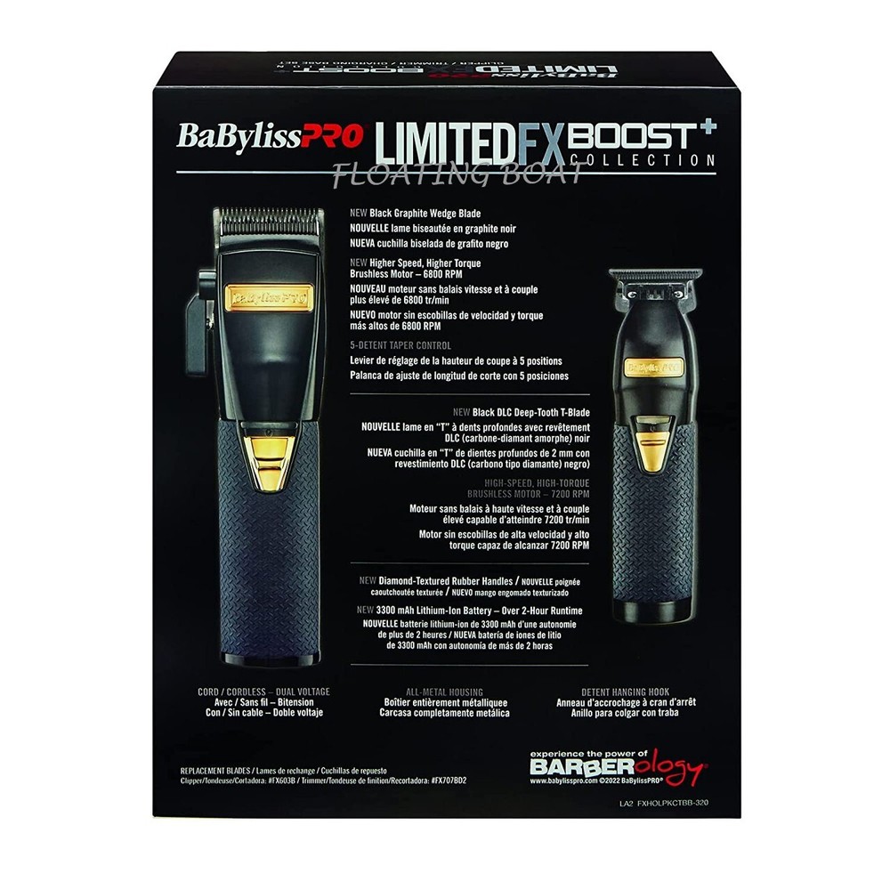 BaByliss PRO BLACK FX Boost+ Limited Edition Clipper&Trimmer Set Charging Base
