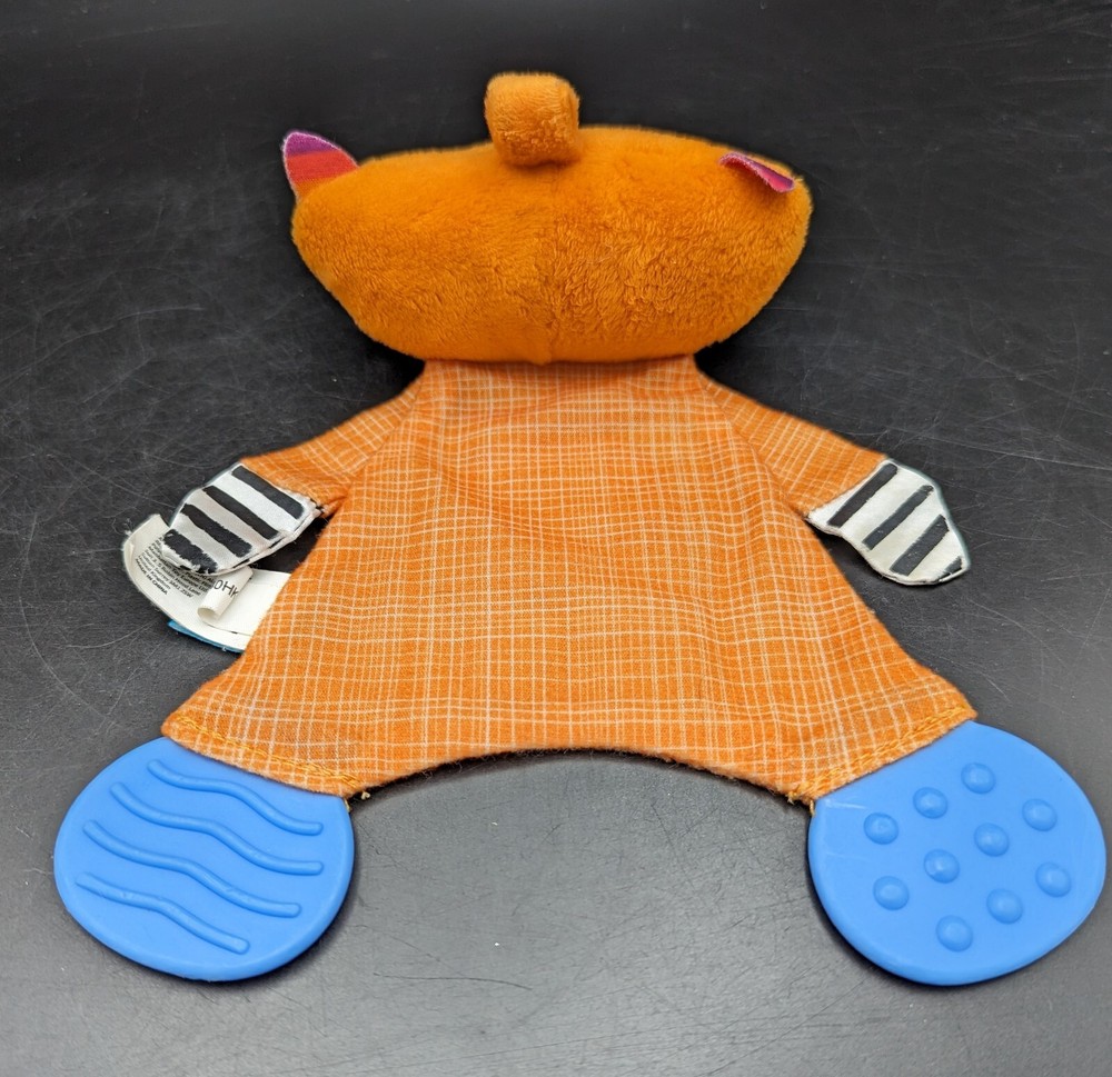 Manhattan Toy Teether Fox Soft Snuggle Toy Great Condition