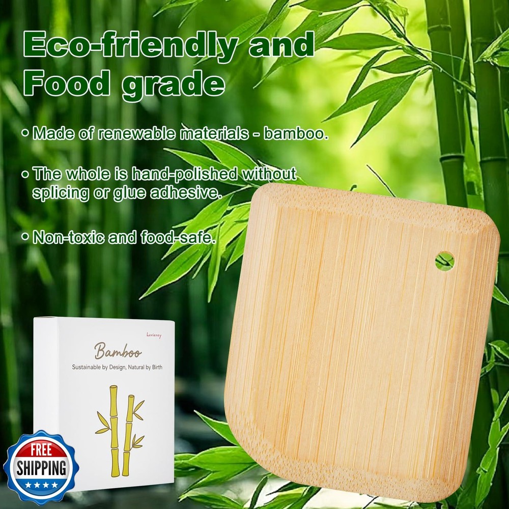 Bamboo Pan Scraper, Pot Scraper, Food Scraper, Kitchen Scraper To