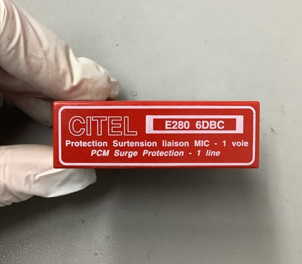 Citel E280 6DBC Telecom Surge Protector Red (b643)