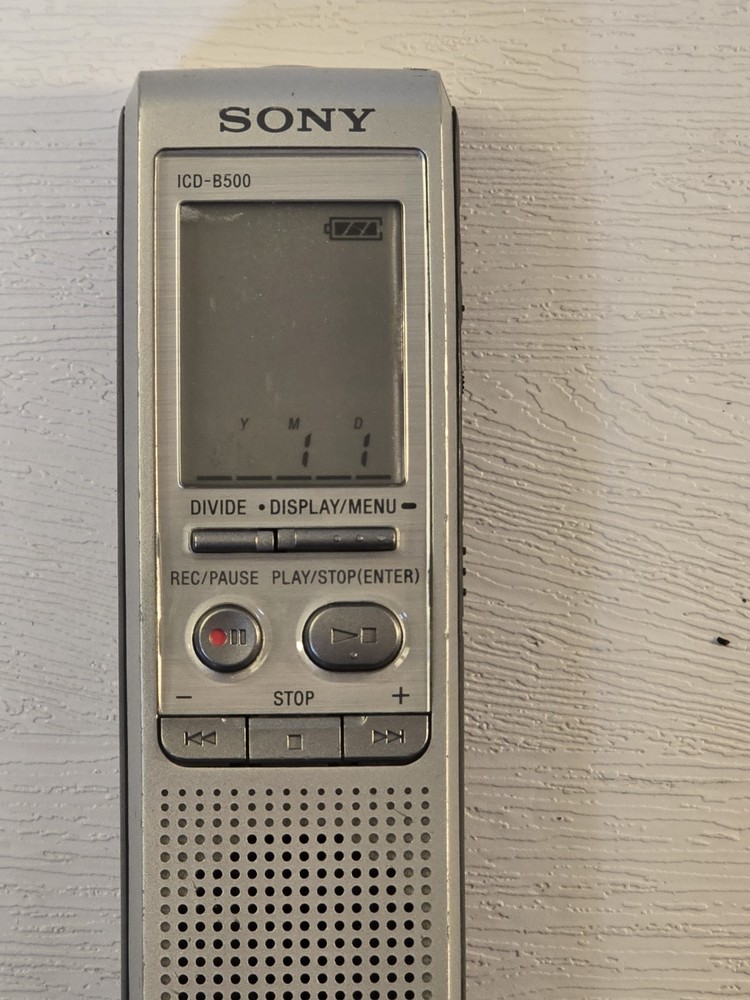 Sony ICD-8500 Digital Voice Recorder Handheld  Tested