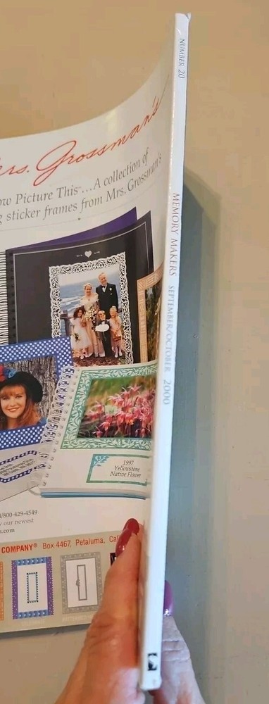Memory Makers Magazine Sept/Aug 2000 Issue Scrapbooking