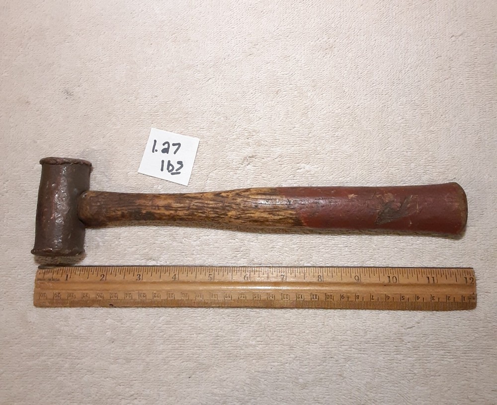 Vintage Eureka Copper Hammer 1.27 Lbs