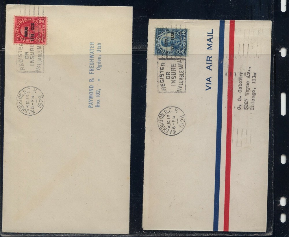 US  Hawaii  647-48  Hawaii  first day covers