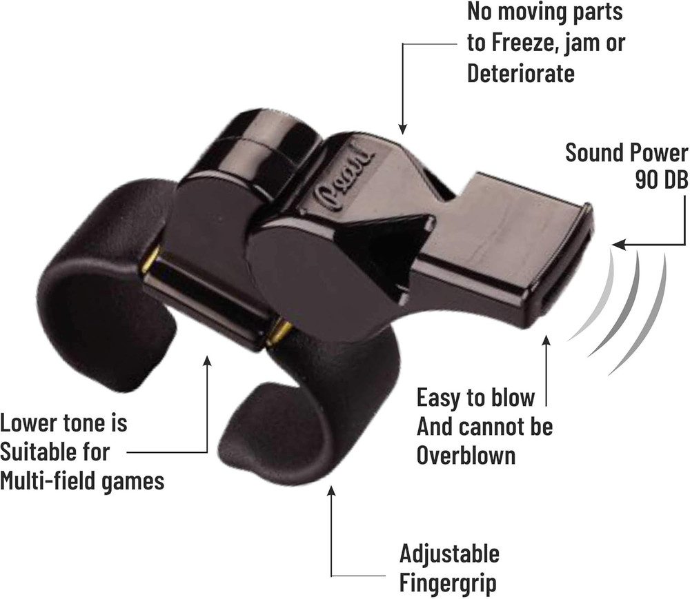 PEARL FINGER GRIP WHISTLE