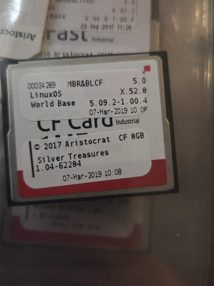 Aristocrat Software Game Silver Treasures 1.04-62284