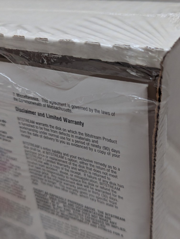 Bitstream MakeUp for Windows Special Effects for Type 3.5 / 5.25 Media