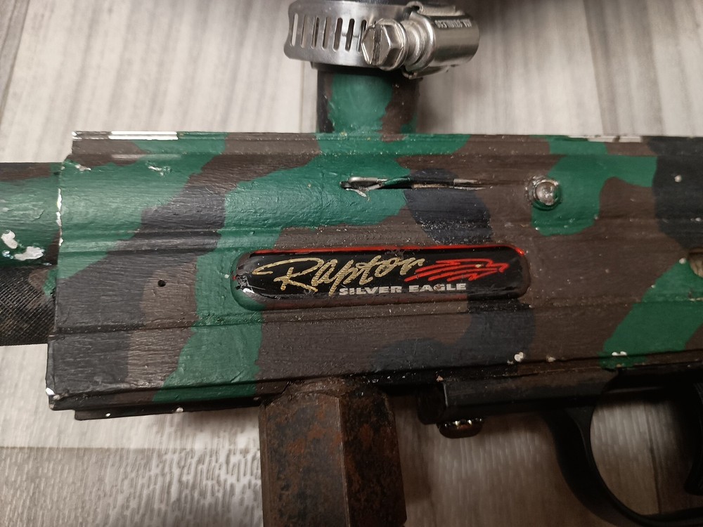 Raptor Silver Eagle Paint Marker Untested Solid And Heavy Camouflage Fast Ship!!